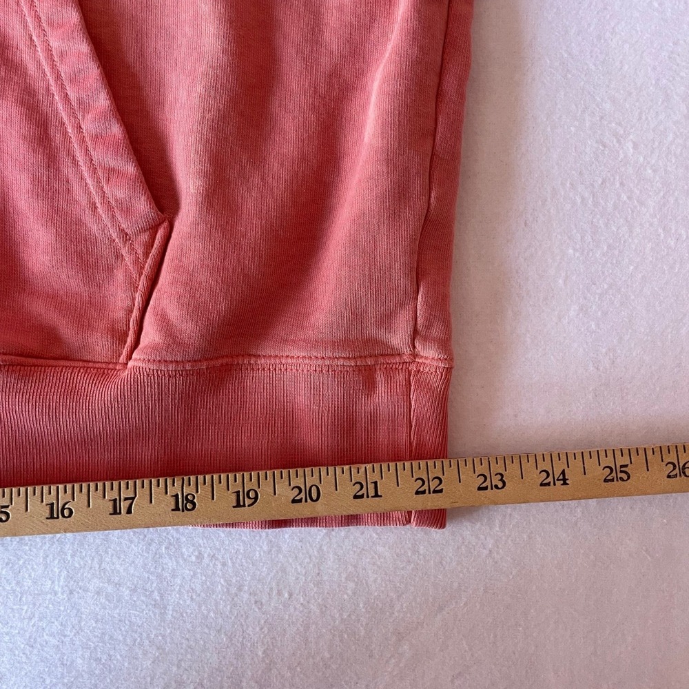 American Eagle Mens XXL Coral Pink 100% Cotton Pullover Hoodie Sweatshirt NWOT - Picture 4 of 13